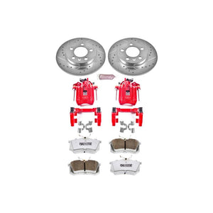 Power Stop 00-06 Audi TT Quattro Rear Z26 Street Warrior Brake Kit w/Calipers