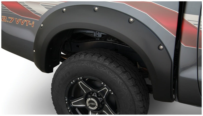 Bushwacker 11-13 Toyota Hilux Pocket Style Flares 4pc 59.8in Bed - Black