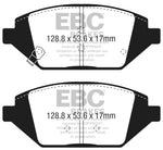 EBC 2016+ Chevrolet Spark Ultimax2 Front Brake Pads