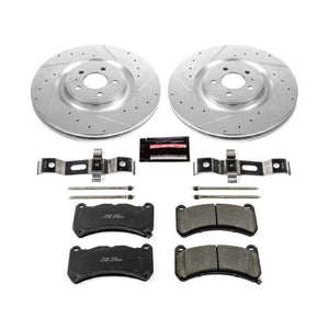 Power Stop 13-14 Ford Mustang Front Z23 Evolution Brake Kit