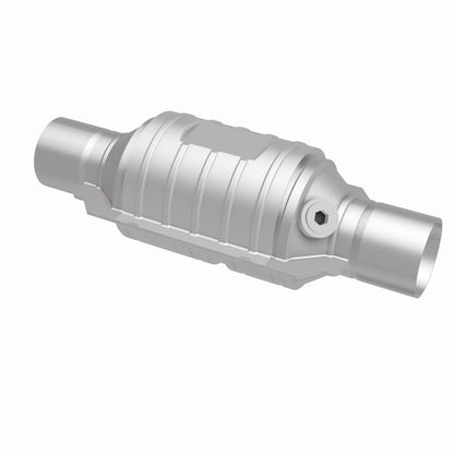 MagnaFlow Univ Cat Conv 2.5in Inlet/Outlet Ctr/Ctr Round 9in Body L x 5.125in W x 13in Overall L