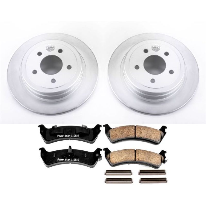 Power Stop 2003 Ford Explorer Sport Rear Z17 Evolution Geomet Coated Brake Kit