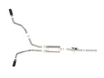 aFe Gemini XV 3in 304 SS Cat-Back Exhaust 09-18 GM Trucks V6-4.3/V8-4.8/5.3L w/ Black Tips