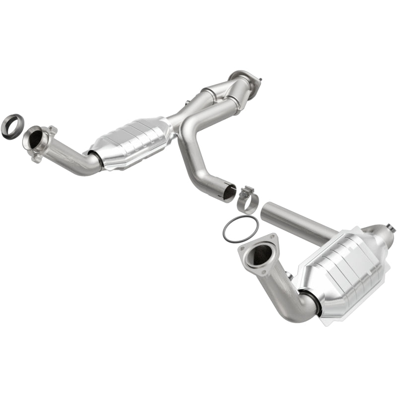 MagnaFlow DF Cat. Conv 02-06 Cadillac Truck. 8 5.3L Dual Conv. Y-Pipe Assy 2wd/Chevy Truck 99-07