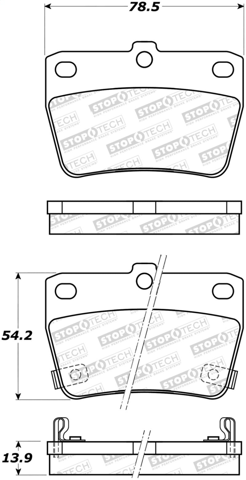 StopTech Street Brake Pads