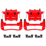 Power Stop 04-06 Infiniti QX56 Front Red Calipers w/Brackets - Pair