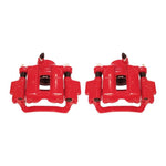 Power Stop 10-18 Lexus GX460 Rear Red Calipers w/Brackets - Pair