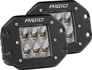 Rigid Industries D2 - Flush Mount - Driving Pair