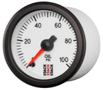Autometer Stack 52mm 0-100 PSI 1/8in NPTF Male Pro Stepper Motor Oil Pressure Gauge - White