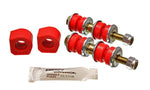 Energy Suspension 84-87 Honda Civic/CRX Red 16mm Front Sway Bar Bushings (Sway Bar link bushings and