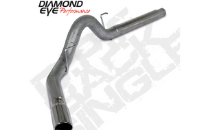 Diamond Eye 18-19 Ford 3.0L Powerstroke F150 - 4in 409SS DPF Back Exhaust Kit w/ Tip 4512BRA-DE