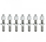 BLOX Racing SUS303 Stainless Steel Exhaust Manifold Stud Kit M8 x 1.25mm 45mm in Length - 9-piece