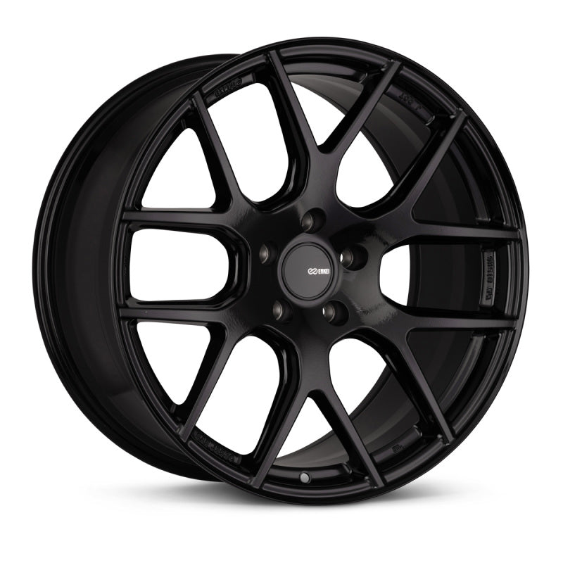 Enkei XM-6 18x8 5x112 45mm Offset 72.6mm Bore Gloss Black Wheel