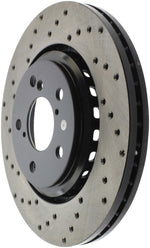 StopTech Sport Cross Drilled Brake Rotor - Front Left