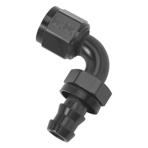 Russell Performance -6 AN Twist-Lok 90 Degree Hose End (Black)