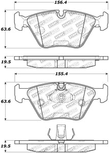 StopTech Street Touring 04-09 BMW X3 (E38) / 06-09 Z4 3.0(E86) Front Brake Pads