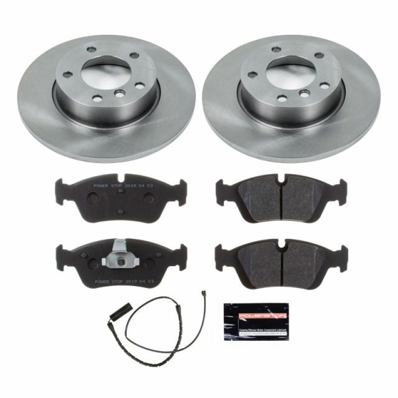 Power Stop 95-99 BMW 318ti Front Track Day SPEC Brake Kit