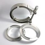Stainless Bros 1.75in 304SS V-Band Assembly - 2 Flanges/1 Clamp