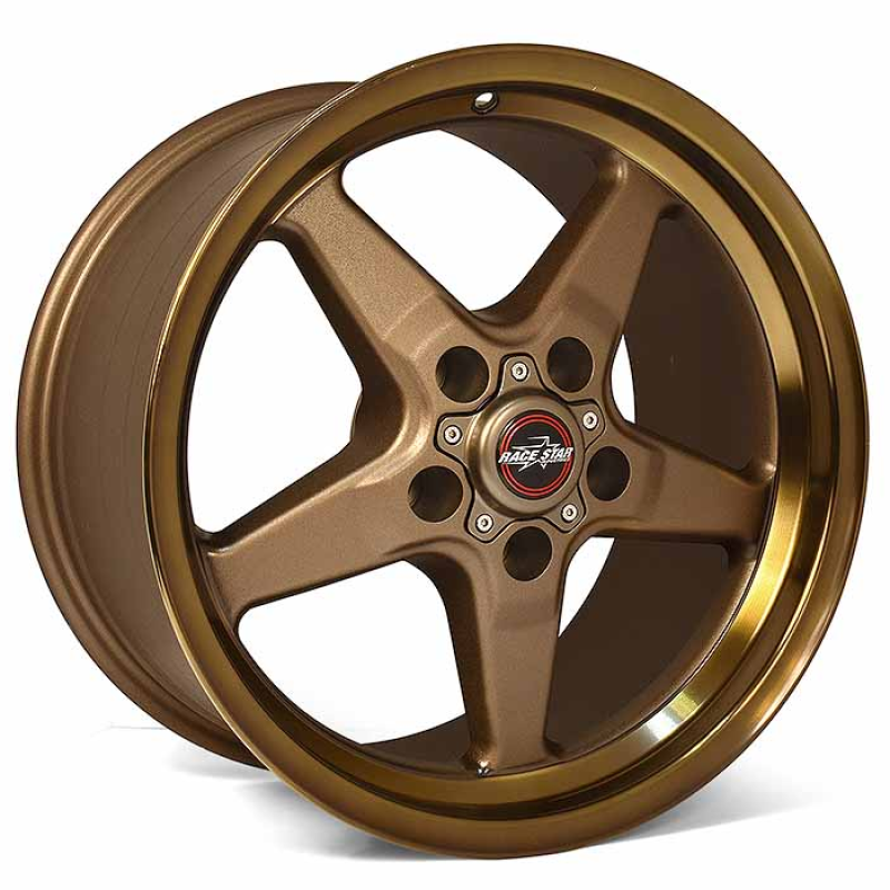 Race Star 92 Drag Star Focus/Sport Compact 18x8.50 5x108BC 6.64BS 49.5mm Offset Bronze Wheel