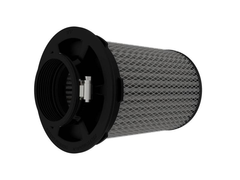 aFe MagnumFLOW Air Filters 3in F x 5-1/2in B x 5-1/4in T (Inverted) x 8in H - Pair