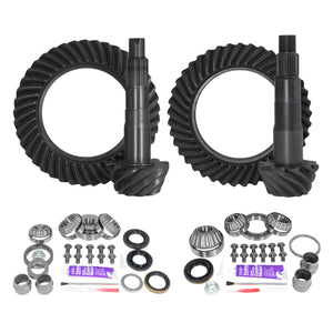 Yukon Ring & Pinion Gear Kit Front & Rear for Toyota 8.2/8IFS Diff (w/Factory Locker) 4.88 Ratio