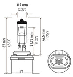 Hella Bulb 880 12V 27W PG13 T3.25