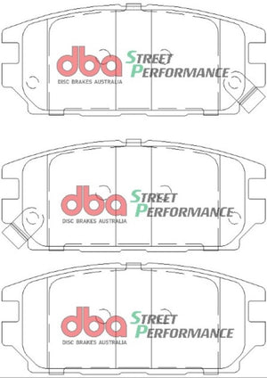 DBA 91-94 Dodge Stealth AWD XP Performance Rear Brake Pads