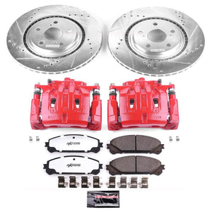 Power Stop 11-20 Toyota Sienna Front Z36 Truck & Tow Kit w/Cals