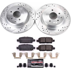 Power Stop 18-19 Nissan 370Z Rear Z23 Evolution Sport Brake Kit