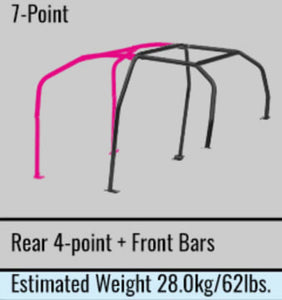 Cusco Steel Roll Cage 7-Point 4/5-Passenger Through Dash Mitsubishi Evo 10 CZ4A (S/O / No Cancel)