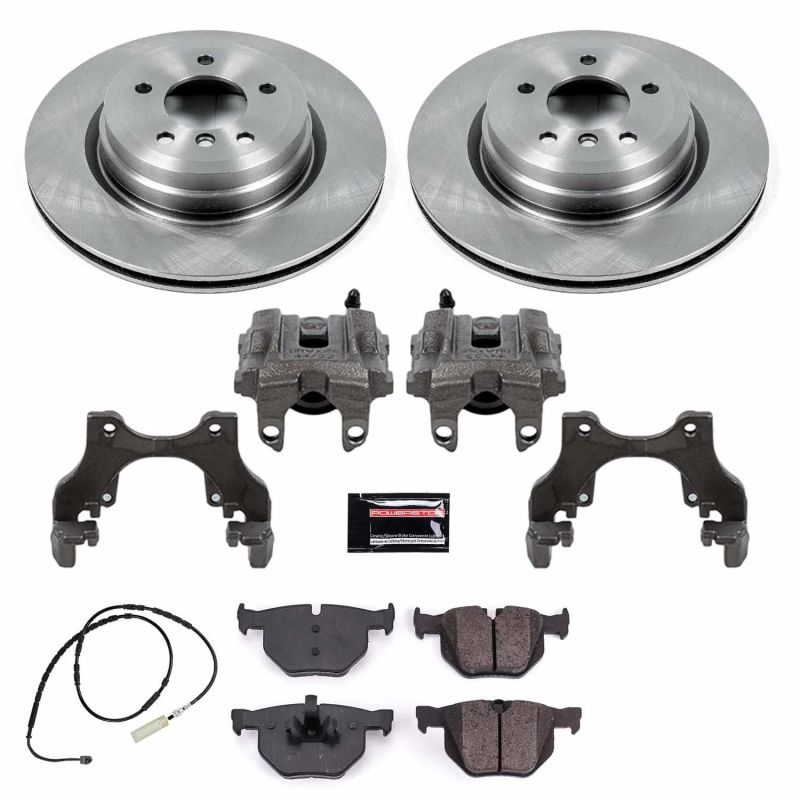 Power Stop 13-15 BMW X1 Rear Autospecialty Brake Kit w/Calipers