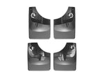 WeatherTech 15-20 Ford F-150 (w/Fender Lip Molding) No Drill Mudflaps - Black