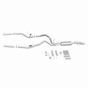 MagnaFlow 11 Ford F-150 3.7L/5.0L/6.2L SS Catback Exhaust Dual Split Rear Exit w/ 3.5in SS Tips