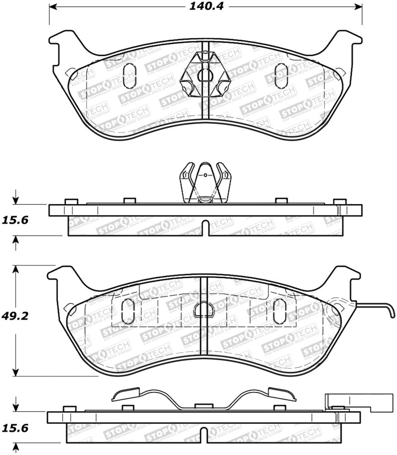 StopTech Street Brake Pads