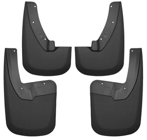 Husky Liners 09-17 Dodge Ram 1500/2500 Both w/ OE Fender Flares Front and Rear Mud Guards - Black