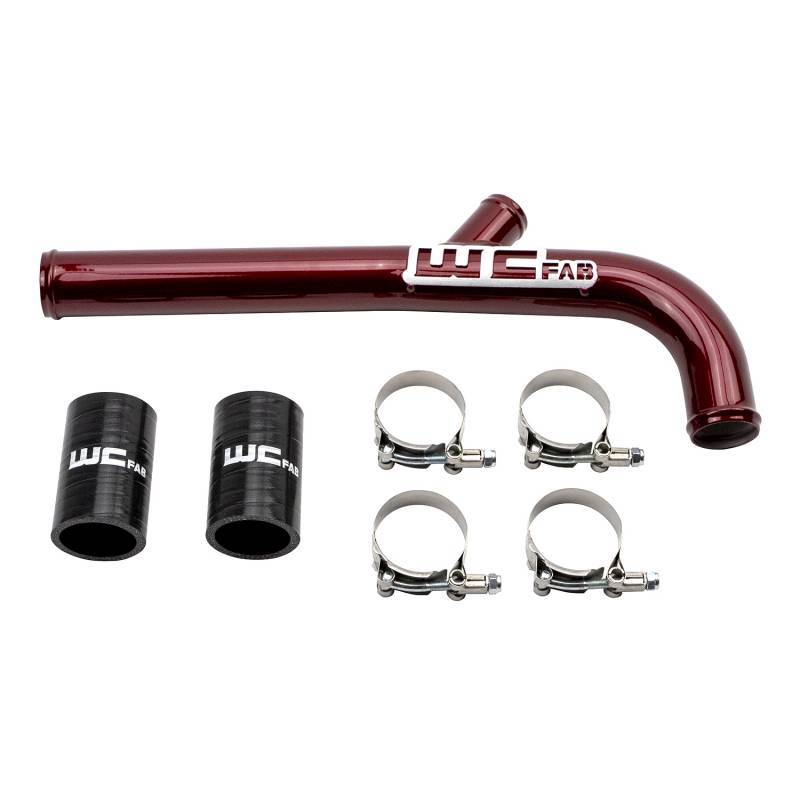 Wehrli 13-15 Dodge Cummins 6.7L w/Dual Radiator Upper Coolant Pipe - Gloss White