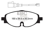 EBC 14+ Audi A3 1.8 Turbo Ultimax2 Front Brake Pads