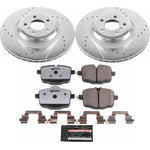 Power Stop 10-15 BMW 550i GT Rear Z26 Street Warrior Brake Kit