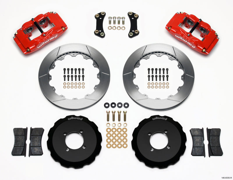 Wilwood FSLI4 Front Hat Kit 13.00in Red 2003-05 Scion xA xB