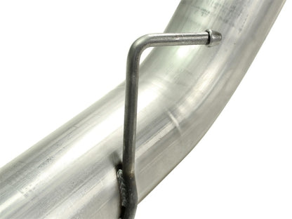 aFe MACHForce XP 5in DPF-Back Stainless Steel Exh Sys, No tip, Ford Diesel Trucks 08-10 V8-6.4L