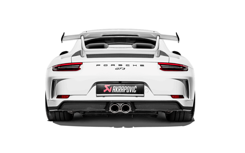 Akrapovic 2018 Porsche 911 GT3 (991.2) Slip-On Race Line (Titanium) w/Header/Link Pipes/Tail Pipes