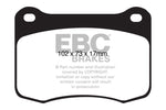 EBC 08+ Lexus IS-F 5.0 Bluestuff Rear Brake Pads