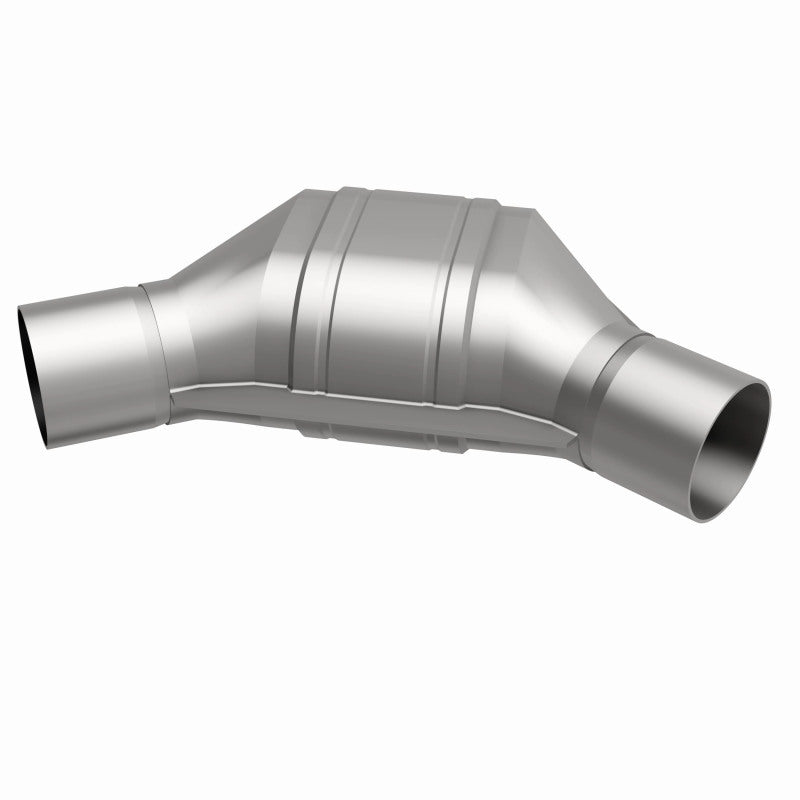 MagnaFlow Universal Catalytic Converter 2.25 Angled In/Out Front CA