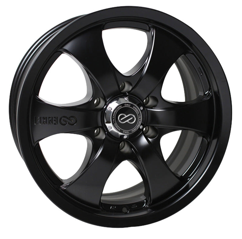 Enkei M6 Universal Truck&SUV 18x8.5 20mm Offset 6x114.3 Bolt Pattern 66.1mm Bore Black Wheel