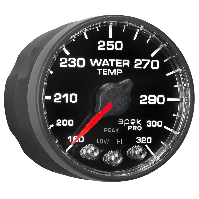 Autometer Spek-Pro - Nascar 2-1/16in Water Temp 180- 320F Bfb Ecu