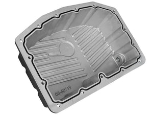 AFE Pro Series Engine Oil Pan Black w/Machined Fins; 11-16 Ford Powerstroke V8-6.7L (td)