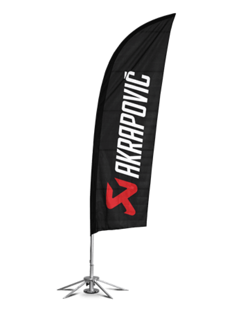 Akrapovic Self-standing flag set with tent flag kit