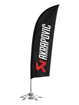 Akrapovic Self-standing flag set with tent flag kit