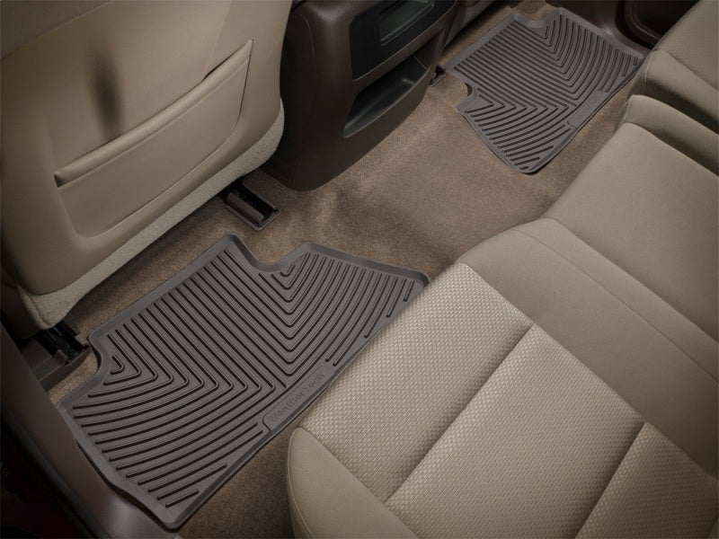 WeatherTech 2012-2015 BMW 6-Series Rear Rubber Mats - Cocoa