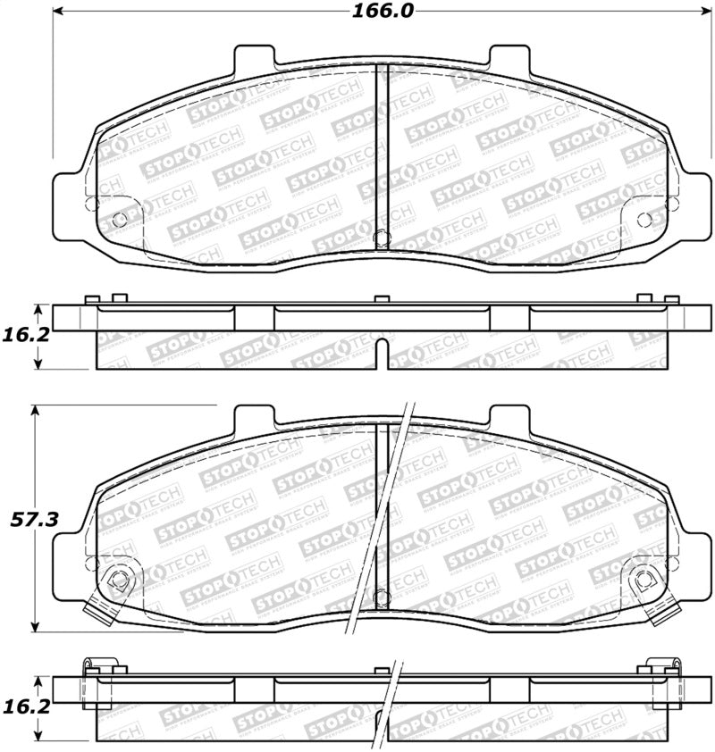 StopTech Street Brake Pads